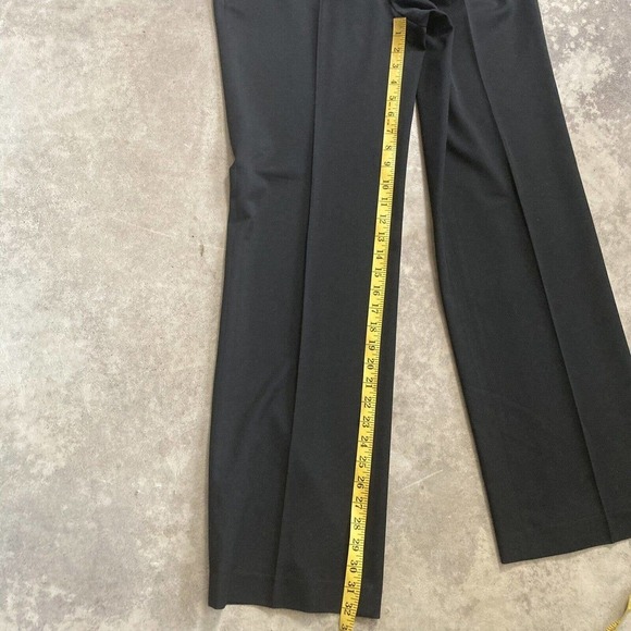 Ralph‎ Lauren Pants Womens 4 Sanderson Black Trousers Mid Length Straight Leg - Picture 5 of 12
